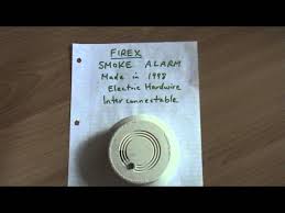 How to replace the battery in a firex smoke alarm. Firex Model G6 Smoke Alarm Warning Youtube