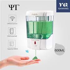 Cheap liquid soap dispensers, buy quality home improvement directly from china suppliers:soap dispenser soap pump sponge caddy new creative kitchen 2 in 1 manual press liquid soap. Capacity Automatic Soap Dispenser Touchless Sensor Hand Sanitizer Detergent Dispenser Wall Mounted For Bathroom Kitchen Shopee Malaysia