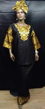This white & gold african kaftan dress is handmade with the finest materials and styled to make your stand out. African Dress Elegant Black And Gold Dress