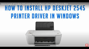 Hp deskjet 2540 printer driver for windows vista installation. How To Install Hp Deskjet 2545 Printer Driver Software Using Full Feature Driver Youtube