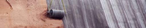 The concrete canvas is a kind of 3d fiber matrix of woven filament of pe and pp,mixed with dry concrete.normally it just like the blanket but solidfy when meet water. Concrete Canvas Geofabrics
