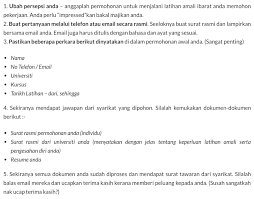 Senarai syarikat yang berdaftar sebagai kontraktor di kementerian pembangunan. Lelaki Ni Tunjuk Contoh Email Student Mohon Tempat Praktikal Macam Nak Beli Nasi Lemak Tepi Jalan