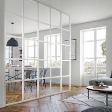 Verriere D Interieur Orangerie Sur Mesure Aluminium Blanc Verriere Separation Cuisine Salon Verriere Leroy Merlin