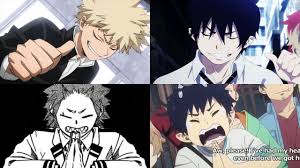 Around the end of may, it was announced that voice actor nobuhiko okamoto (rin okumura in blue exorcist, katsuki bakugo in my hero academia) would be taking a month off to undergo throat surgery. Plus Bakugou And Rin Have The Same Voice Since