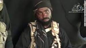 Boko haram leader, abubakar shekau, from the video he released this month. Boko Haram Leader Nigerian Army Investigating Reports That Abubakar Shekau Died Blowing Himself Up To Avoid Capture Cnn