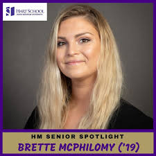 This week's HM Senior Spotlight, Brette McPhilomy ('19), #HartSchool  #HartStrong #JMU #HMSeniorSpotlight INDUSTRY EXPERIENCE: I have worked in  several sectors of the hospitality industry in order to become a  well-rounded HM graduate.