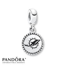 Pandora Charm Miami Dolphins Sterling Silver Pandora Charms Pandora Bracelet Charms Travel Bracelet