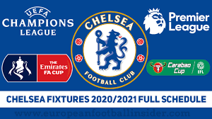 Who does chelsea play against next? Chelsea Fixtures 2020 2021 Full Schedule Epl Champions League