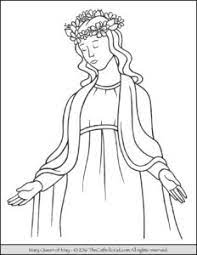 You should use this image for backgrounds on cellular with hd. Mary Queen Of May Crowning Coloring Page The Catholic Kid Catholic Coloring Pages And Games For Children