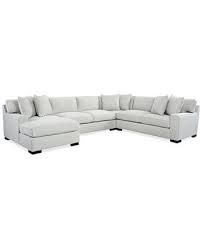 Furniture Bangor 4 Pc Sectional Sofa With Chaise Created For Macy S Reviews Furniture Macy S Sectional Sofa With Chaise Sectional Sofa Modern Sofa Sectional