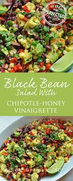 Black Bean And Corn Salad Recipe Black Bean Corn Salad With Chipotle Honey Vinaigrette Recipe Black Bean Corn Salad Corn Salads Healthy Salad Recipes