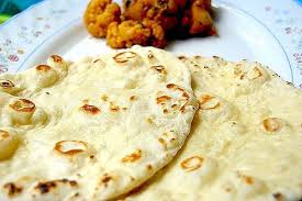 Naan Without Yeast Recipe With Aloo Gobi Raks Kitchen Recipe Recipes Naan Aloo Gobi