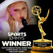 Lady Gaga won a Sports Emmy for her performance of "Hold My Hand" at the  Super Bowl. That means she's just a Tony away from an EGOT! KWAV 96.9 MG In  The