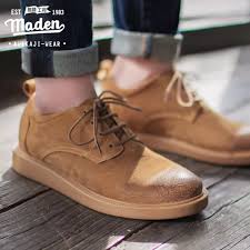 Simple brand shoes out of business. Maden Brand 2021 Summer New Men S Business Formal Shoes Men Shoes England Yellow Brown Soft Leather Leather Youth Wild Work Simple Classic Foundation Casual Shoes Lazada Ph