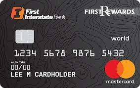 Credit card insider has not reviewed all available credit card offers in the marketplace. Personal Credit Cards First Interstate Bank