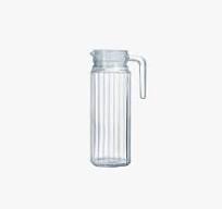 Ribbed Glass Water Jug with Lid Custom Manufacturer Factory ...