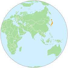 The country has a coastline measuring 29,751 kilometers. Japan On Globe