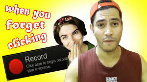 when you forget clicking ( record ) every youtuber knows this !!!