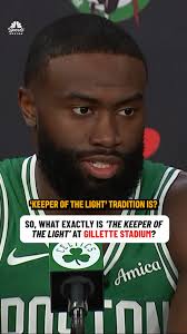 Celtics media room takes their best guess at what the 'Keeper of the Light'  symbolizes 😆 either way, it was fun to see JB and the Celtics up there  yesterday