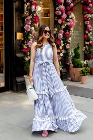 Eliza J Tiered Tassel Fringe Dress Stripe Maxi Nordstrom Maxi Dress Striped Dress Fringe Dress
