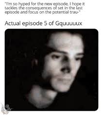 Reactions to episode 5 of a series