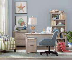 Inspire your next trip by designing a travel themed office! Coastal Beach Style Home Office Design Ideas Shop The Look Coastal Decor Ideas Interior Design Diy Shopping