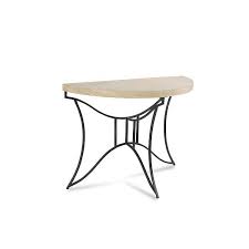 For those who want something more substantial or of. Half Round Wood Top And Metal Base Console Table Kirklands