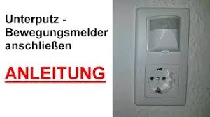 Zum anderen sorgt er dafür, dass nachts nicht unbedingt die gesamte beleuchtung eingeschaltet werden muss. Unterputz Bewegungsmelder Fur Innen Anschliessen Einstellen Bewegungsmelder Im Innenbereich Youtube