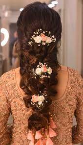 Trending wedding reception hairstyles that'll compliment your wedding reception look, perfectly. Reception Hairstyles For Indian Brides Reception Hairstyles Braided Hairstyles For Wedding Wedding Hairstyles For Long Hair