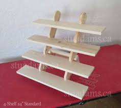 4 Shelf 24 Plegable Elevador Portatil Pantalla Portatil Estante De La Encimera De La Exhibicion De Exhibicion Exhibicion Estanteria Feria Exhibidores De Artesanias Estante De Exhibicion Estante
