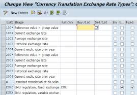 sap exchange rate table and transactions free sap fi