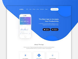 App Landing Page Free Download App Landing Page App Template Landing Page
