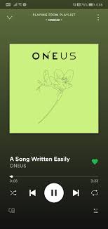 A Song Written Easily By Oneus On Spotify Playlist Songs Spotify