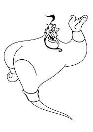 Download and print free genie from aladdin coloring pages. The Genie From The Magic Lamp Razukraski Com