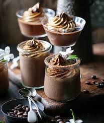 Dark Chocolate Agar Agar Flan With A Whipped Coffee Cream Recipe On Pabrecipes Eggless Vegetarian Glutenfr In 2020 Desserts Caramel Nutella Blueberry Recipes