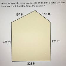 There are 640 acres in a section, or square mile, of land. A Farmer Wants To Fence In A Section Of Land For A Horse Pasture Fencing Costs 33 Per Yard How Brainly Com