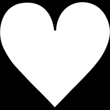 White is supposed to represent purity and innocence, like a virgin wearing white on her wedding day. Download Black And White Heart Images Heart Clipart Free Black White Love Heart Vector Full Size Png Image Pngkit