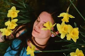 Cottagecore Friends in a Field of Flowers by Melanie Beilner