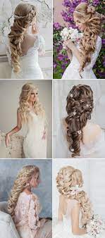 All hair near the face can be removed with braids or bundles. Unique Wedding Hairstyles For Long Hair Deer Pearl Flowers