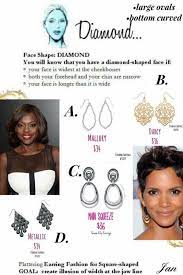 Diamond Shape Face Earring Choices Andrea Biggs Www Premierdesigns Com Andreaabramsbiggs Diamond Face Shape Diamond Face Face Jewellery