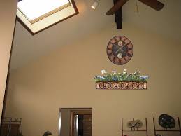 Place a giant floor pot in the corner of the room and fill with tree branches. Ideas For Walls With Cathedral Ceilings Diy Home Improvement Forum