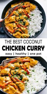 This is a great recipe to make ahead, because the flavors only come together more as it sits in the refrigerator. The Best Coconut Chivken Curry In 2020 Coconut Curry Chicken Recipes Healthy Chicken Recipes Curry Chicken Recipes