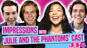 Julie e os fantasmas (english title: Julie And The Phantoms Netflix Cast Does Impressions Youtube