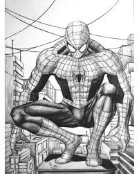 First Post In This Group Spider Man Drawing In Comic Book Style By Me Do You Guys Like It Spiderman