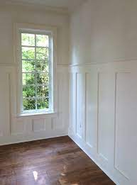 Never install wainscoting or a chair rail exactly halfway up a wall, or you'll visually cut the room in two. Stiles And Rails Wainscoting Windsorone