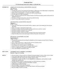 Responsible for organizing and presenting data to management and providing analytical support to senior leadership. Financial Accounting Analyst Resume Samples Velvet Jobs