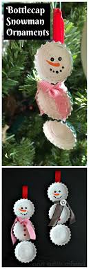 View large image for further important dwelling develop image you can view here www.pinterest.com. Bottlecap Snowman Ornaments Diy Christmas Ornaments Diy Xmas Ornaments Christmas Ornaments
