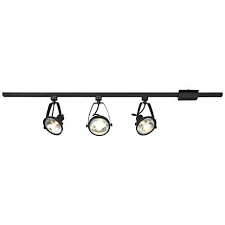 Pro Track Ivesdale Black 3 Light Track Fixture 9j485 Lamps Plus Track Lighting Fixtures Lamps Plus Light