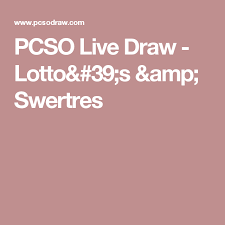 Pcso Live Draw Lotto 39 S Amp Swertres Lotto Lotto Draw Draw