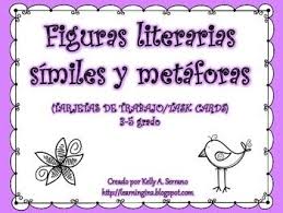 Similes And Metaphors Task Cards In Spanish Similes And Metaphors Language And Literature Task Cards